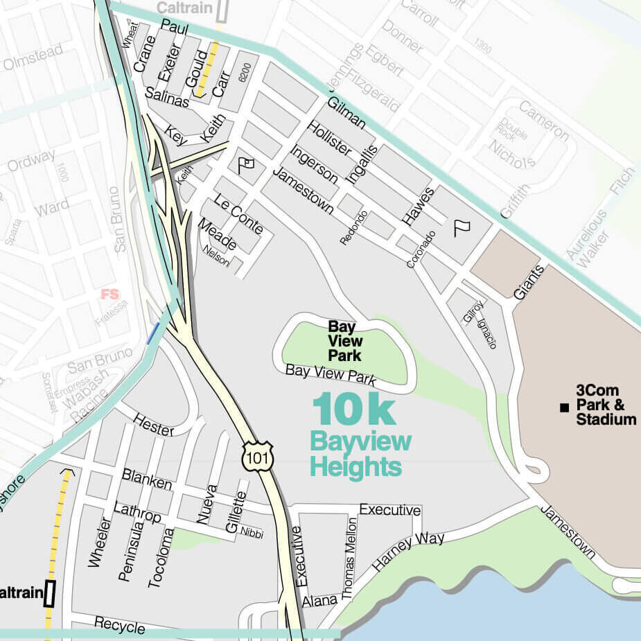 Bayview Heights map