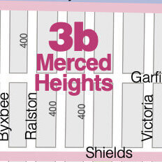 Merced Heights map